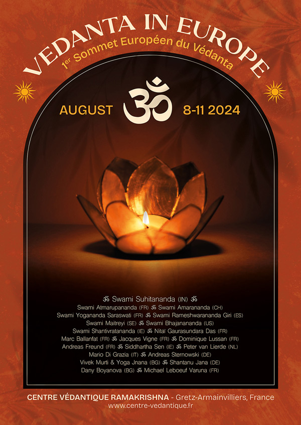 AFFICHE VEDANTA IN EUROPE